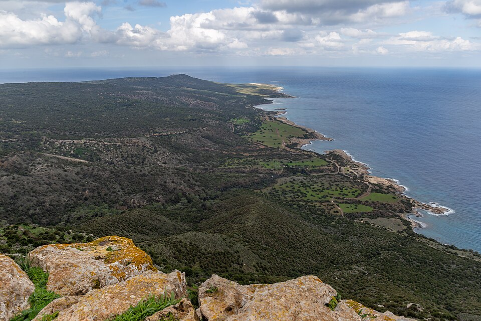 View from Moutti Tis Sotiras, Akamas Paninsula, Cyprus